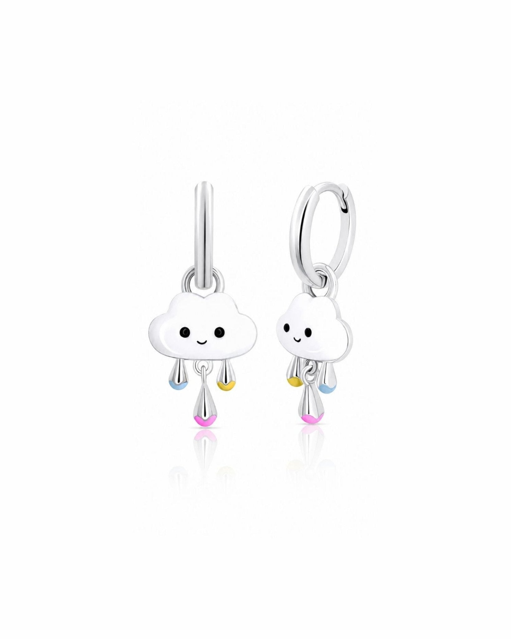 Argento sterling 925 con smalto e zirconi rosa - NAFALUXE