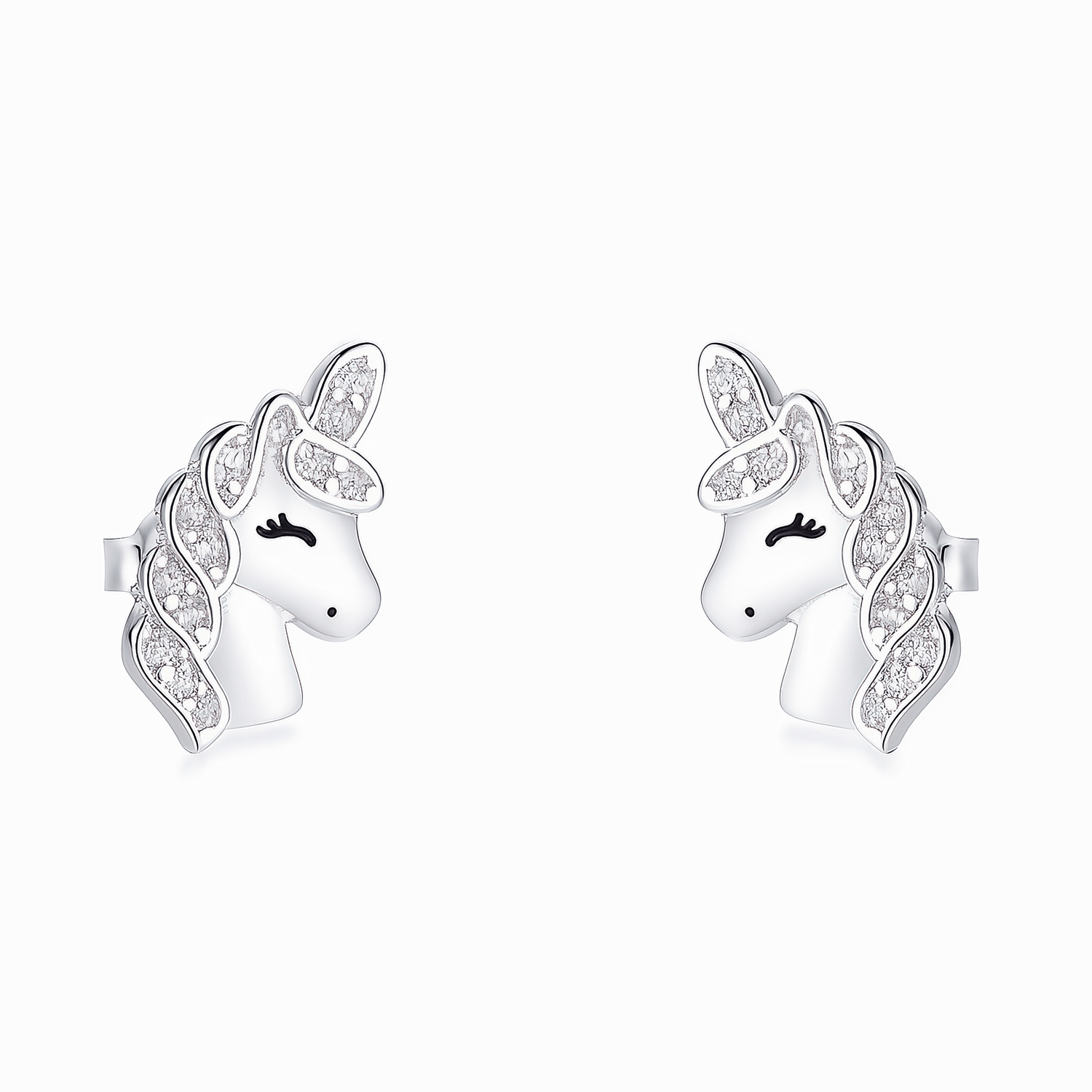 Unicorn Silver Studs - NAFALUXE