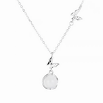 Whispers of Nature – Butterfly Pendant with Gem Drop - NAFALUXE